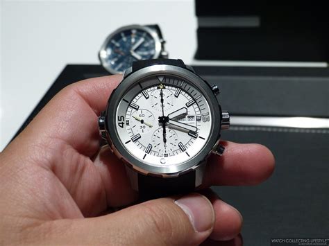 SIHH 2014: IWC Aquatimer Chronograph ref. 3768. Live Pictures 